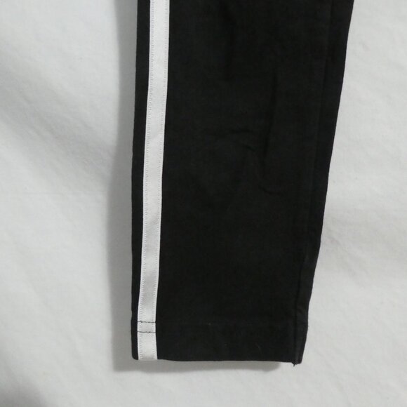 ADIDAS | kids 11 - 12 years - medium | Black Exercise Leggings | White Stripes - Picture 8 of 16